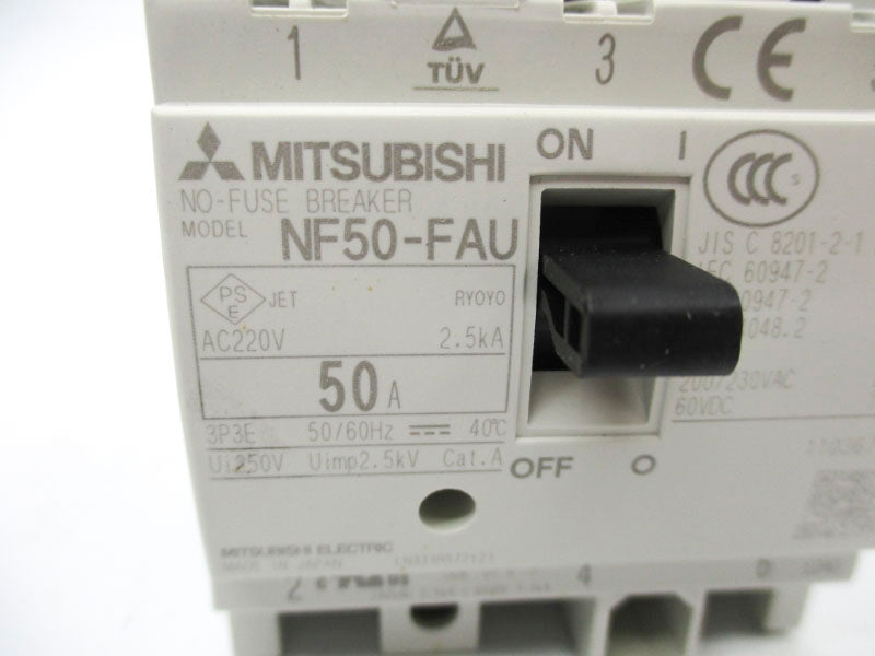 MITSUBISHI NF50-FAU3P50A 250V 50A NSMP