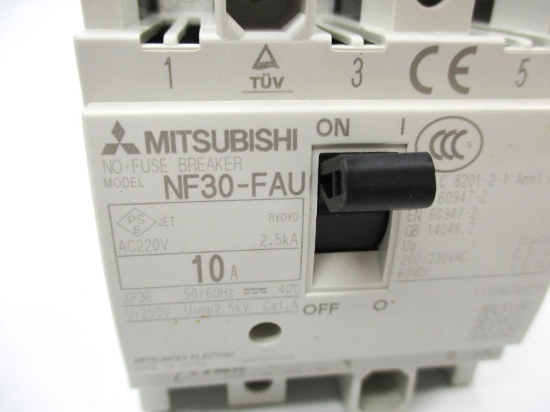 MITSUBISHI NF30-FAU3P10A 250V 10A NSMP