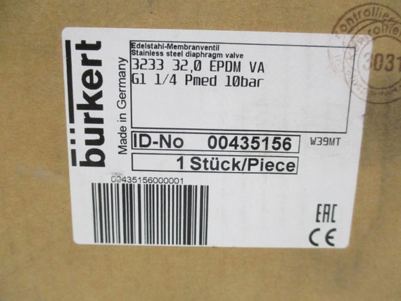 BURKERT 00435156 NSMP