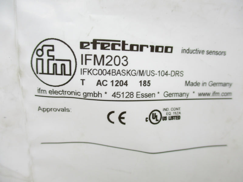 IFM EFECTOR IFKC004BASKG/M/US-104-DRS IFM203 NSMP