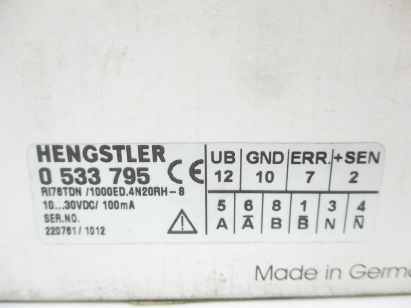 HENGSTLER RI76TDN/1000ED.4N20RH-S 0533795 10-30VDC NSMP
