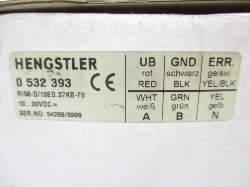 HENGSTLER RI58-D/15ED.37KB-F0 0532393 10-30VDC NSMP