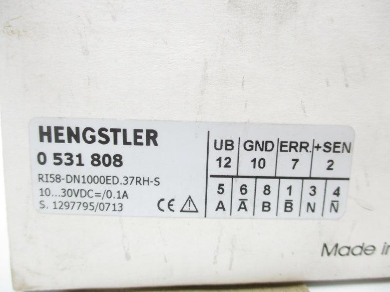 HENGSTLER RI58-DN1000ED.37RH-S 0531808 10-30VDC NSMP