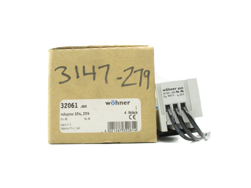 WOHNER 32061.000 6025 690V 32A (PKG OF 4) NSMP