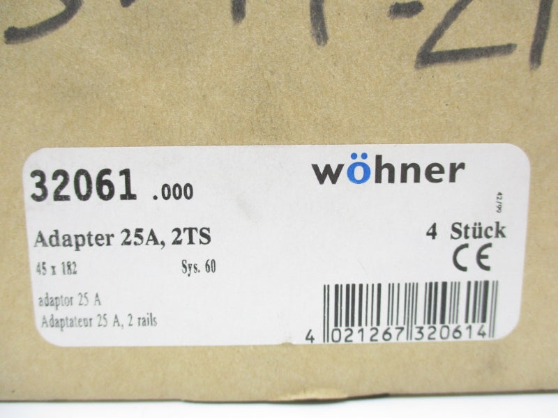 WOHNER 32061.000 6025 690V 32A (PKG OF 4) NSMP