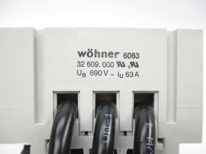 WOHNER 32609.000 6063 690V 63A (PKG OF 4) NSMP