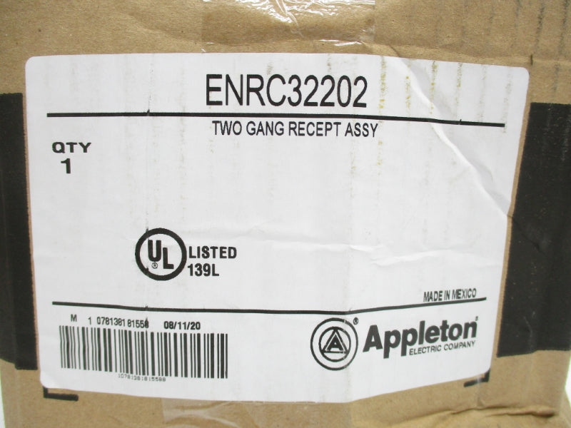 APPLETON ENRC32202 250VAC 20A NSMP