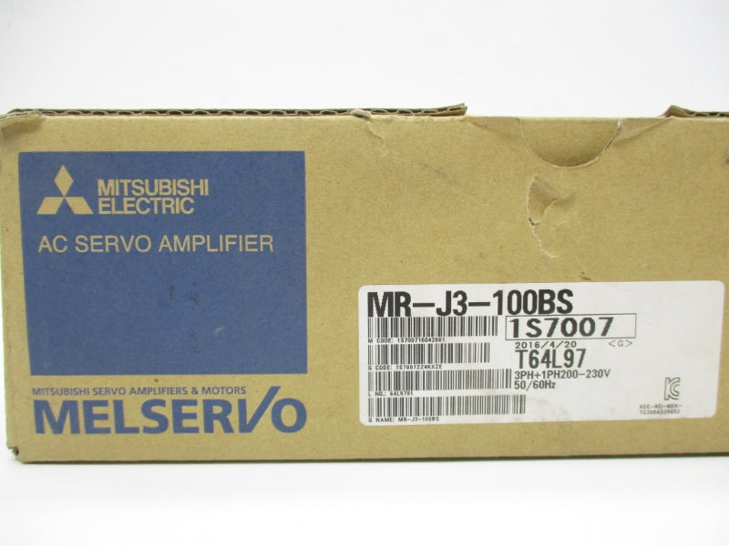 MITSUBISHI MR-J3-100BS 200-230V 5.0A NSMP
