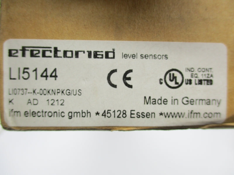 IFM EFECTOR LI0737-K-00KNPKG/US LI5144 NSMP