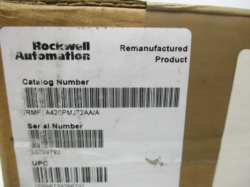 ALLEN BRADLEY MPLA420PMJ72AA SER. A DATE: 2014 REMAN