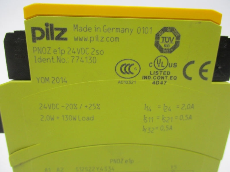 PILZ PNOZE1P24VDC2SO 774130 24VDC 2.0A UNMP