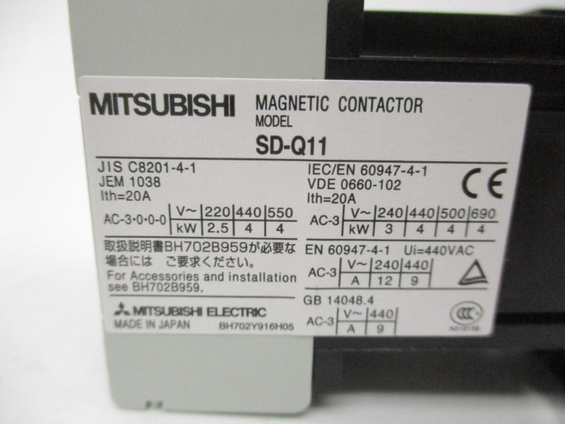 MITSUBISHI SD-Q11 24VDC 20A NSNP