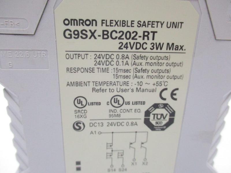 OMRON G9SX-BC202-RT 24VDC 0.8A NSNP