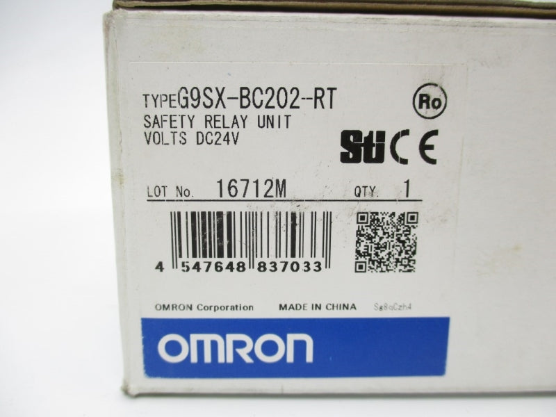 OMRON G9SX-BC202-RT 24VDC 0.8A NSMP