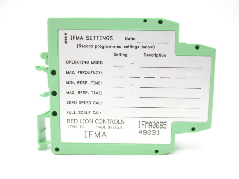 RED LION CONTROLS IFMA0065 85-250VAC NSMP