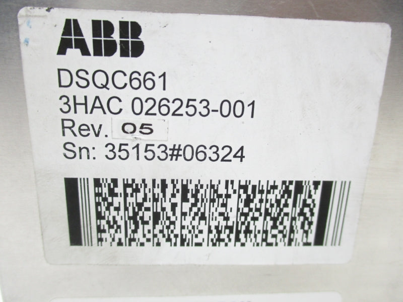 ABB 3HAC026253-001 DSQC661 UNMP