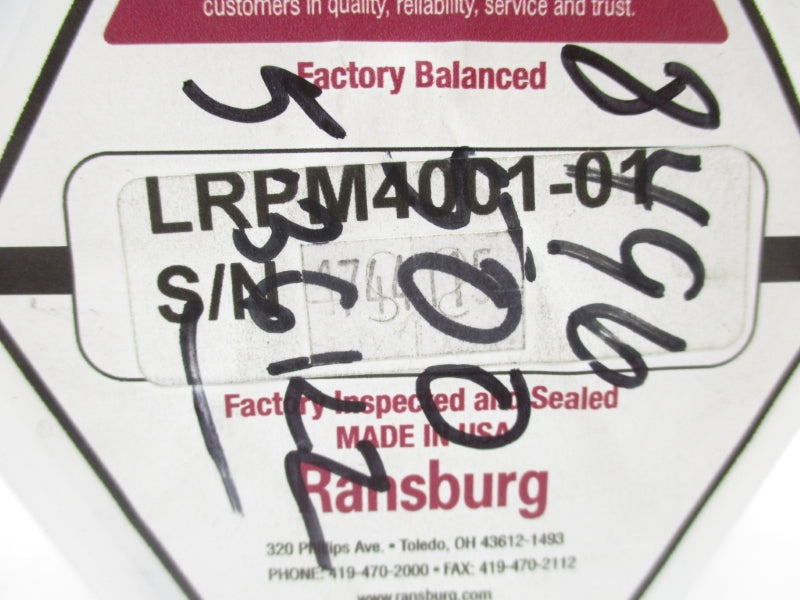 RANSBURG LRPM4001-01 NSMP