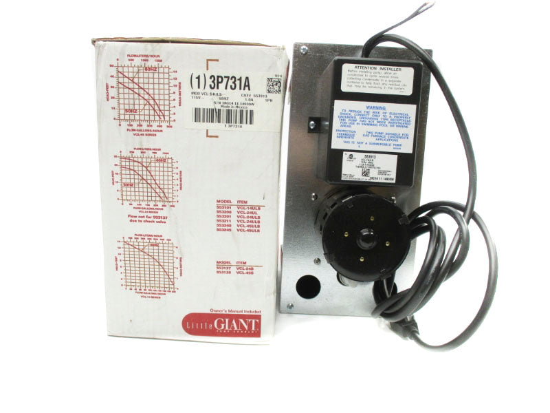 LITTLE GIANT 553913 VCL-14ULS 115V 1.0A NSMP