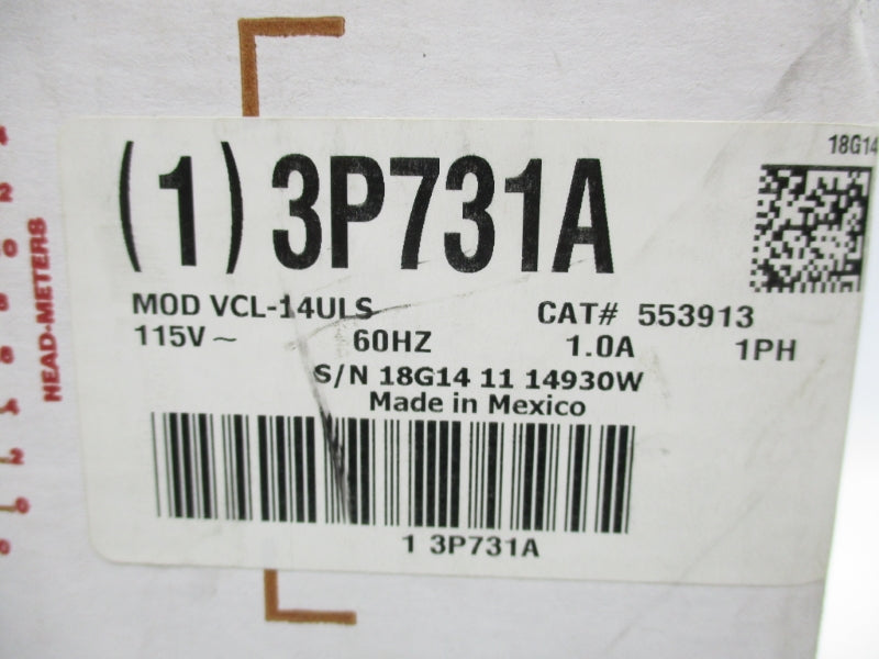 LITTLE GIANT 553913 VCL-14ULS 115V 1.0A NSMP