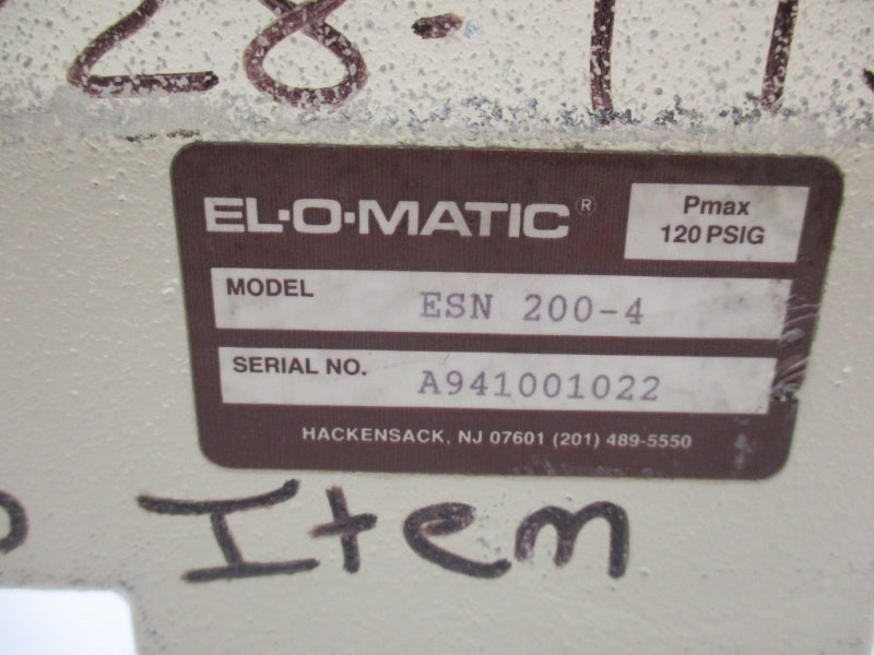 EL-O-MATIC ESN200-4 120PSI UNMP