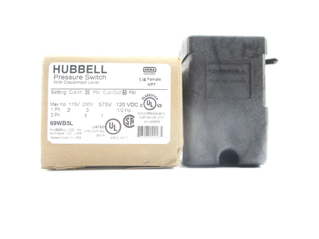 HUBBELL 69WB5L 575V 30/50PSI NSMP