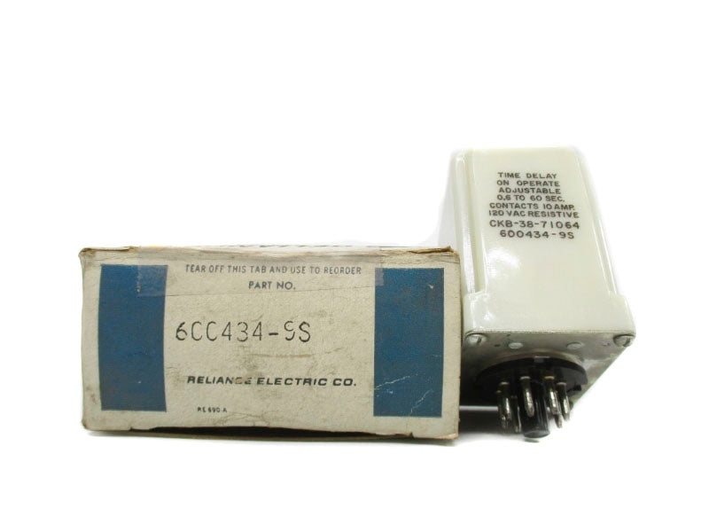 RELIANCE ELECTRIC 600434-9S 120VAC 0.6-60S NSMP
