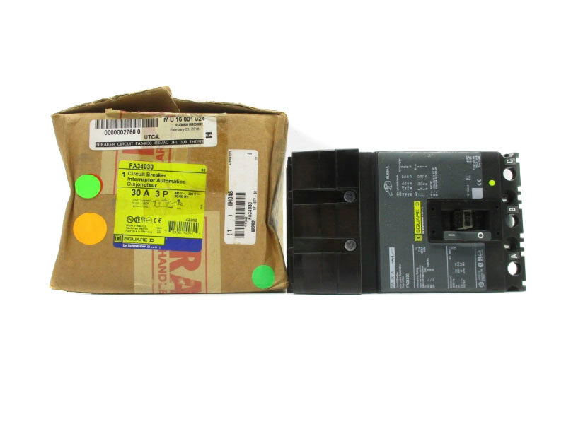 SQURE D FA34030 480V 30A NSMP