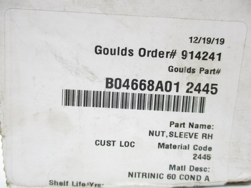 GOULDS B04668A012445 NSFS