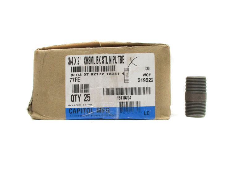 CAPITOL 3/4X2XHSMLBKSTLNIPLTBE 77FE (PKG OF 25) NSMP