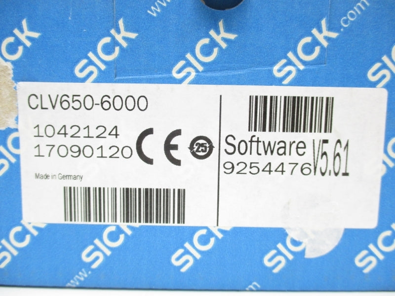 SICK CLV650-6000 1042124 18-30VDC NSMP