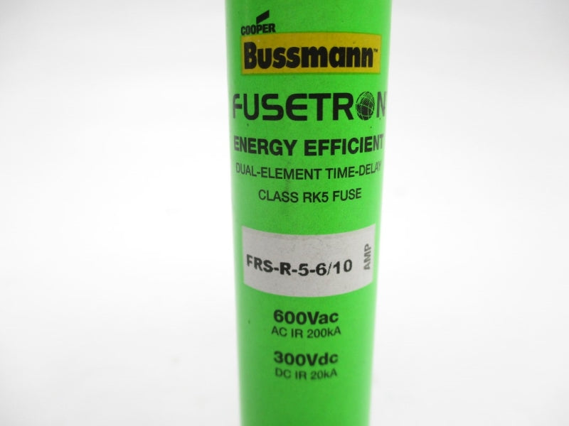 BUSSMANN FRS-R-5-6/10 600VAC 5-6/10A (GREEN) NSNP