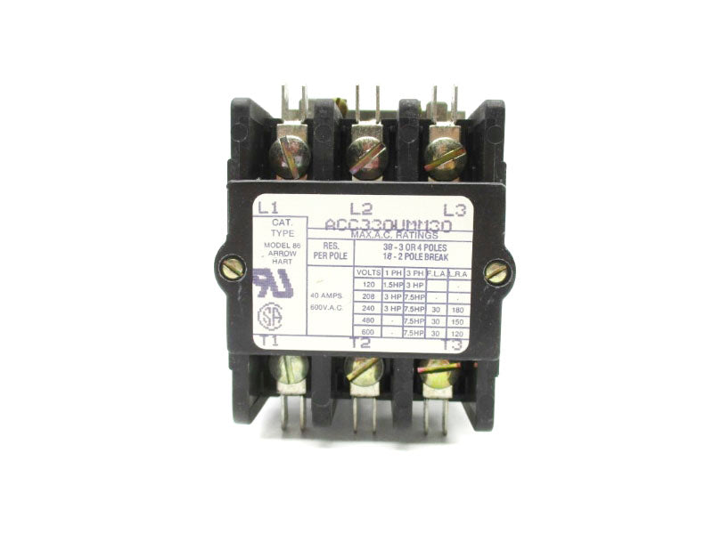 ARROW HART ACC330UMM30 208-240V 40A NSNP