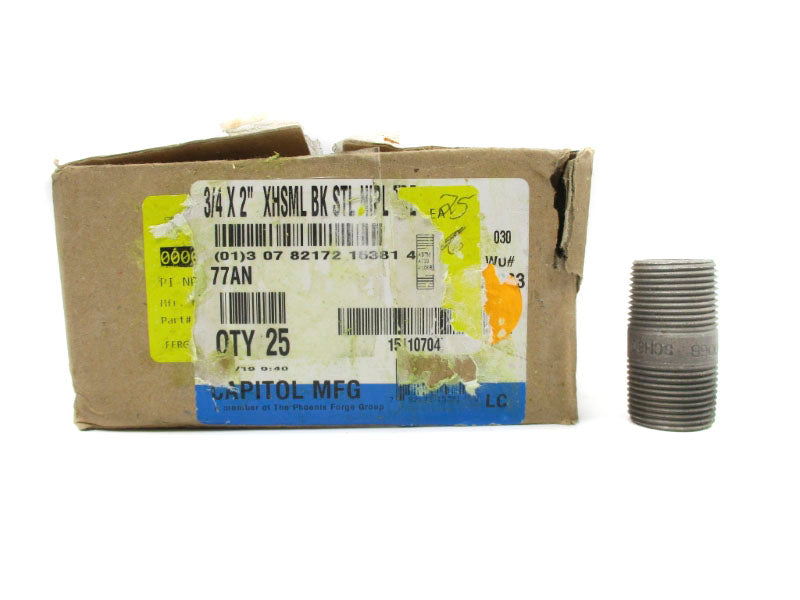 CAPITOL 3/4X2XHSMLBKSTLNIPLTBE 77AN (PKG OF 25) NSMP