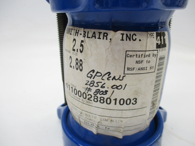 SMITH BLAIR 4110028801003 2.5" NSNP