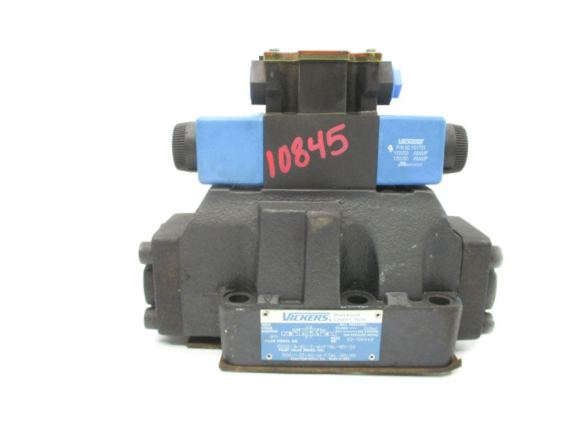 VICKERS DG5S86CTMFTWLB530 02-126449 110/120V .48/.46A 3000PSI NSNP