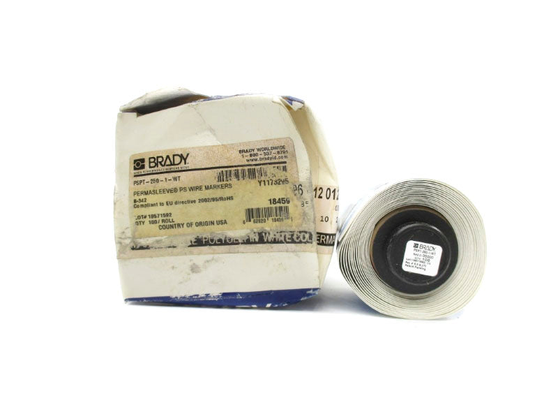 BRADY PSPT-250-1-WT (PKG OF 100) NSMP