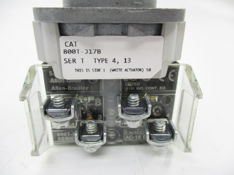 ALLEN BRADLEY 800T-J17B SER. T (AS PICTURED) NSNP