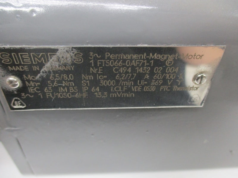 SIEMENS 1FT5066-0AF71-1 NSNP
