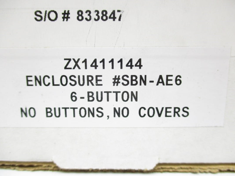 MAGNETEK SBN-AE6 250VAC 3A (NO BUTTONS) NSMP