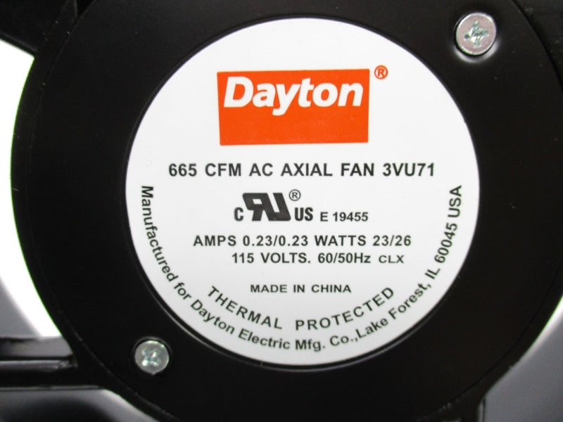 DAYTON 3VU71 115V 0.23A NSMP