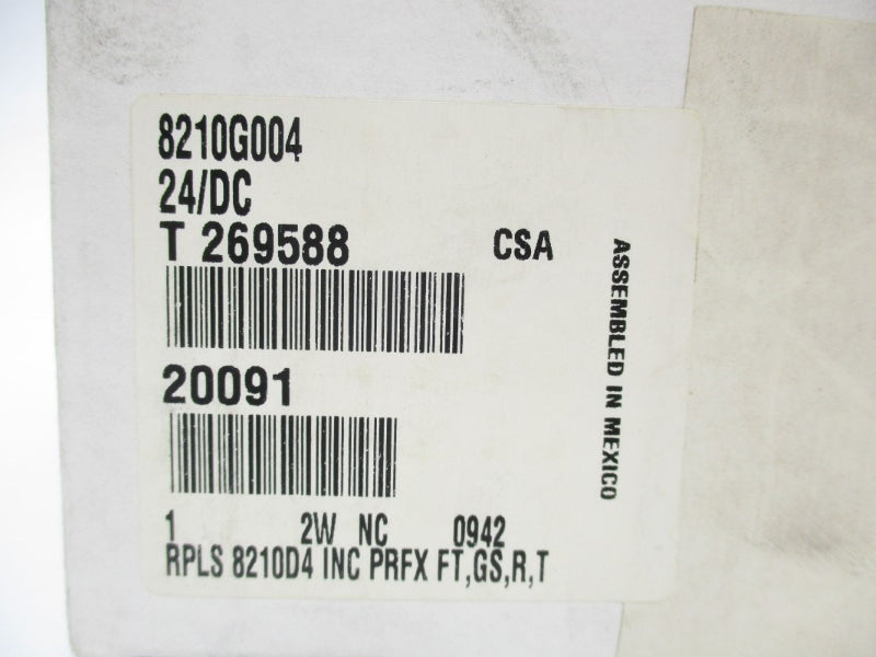 ASCO 8210G004 24VDC 5-125PSI 1" NSMP