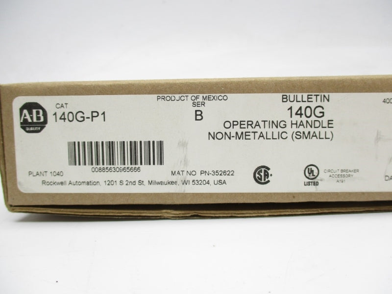 ALLEN BRADLEY 140G-P1 SER. B (BR/WH) NSMP