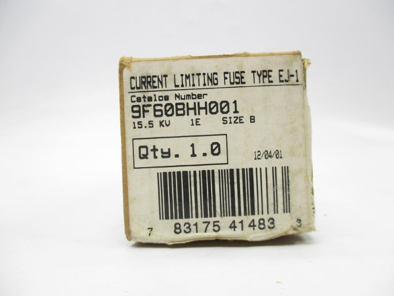 GENERAL ELECTRIC 9F60BHH001 15.5KV 1EA NSMP