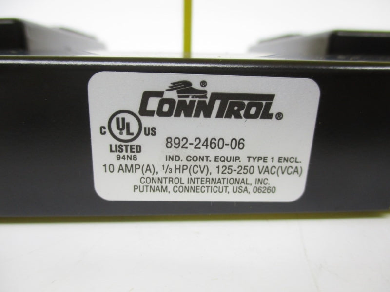 CONNTROL 892-2460-06 125-250VAC 10A NSNP