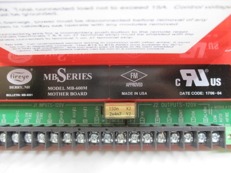 FIREYE MB-600S 120VAC NSMP