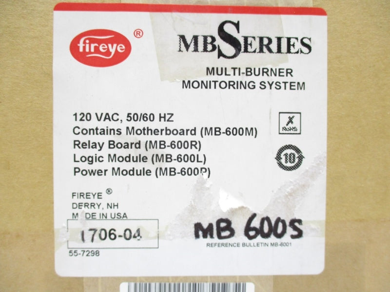 FIREYE MB-600S 120VAC NSMP