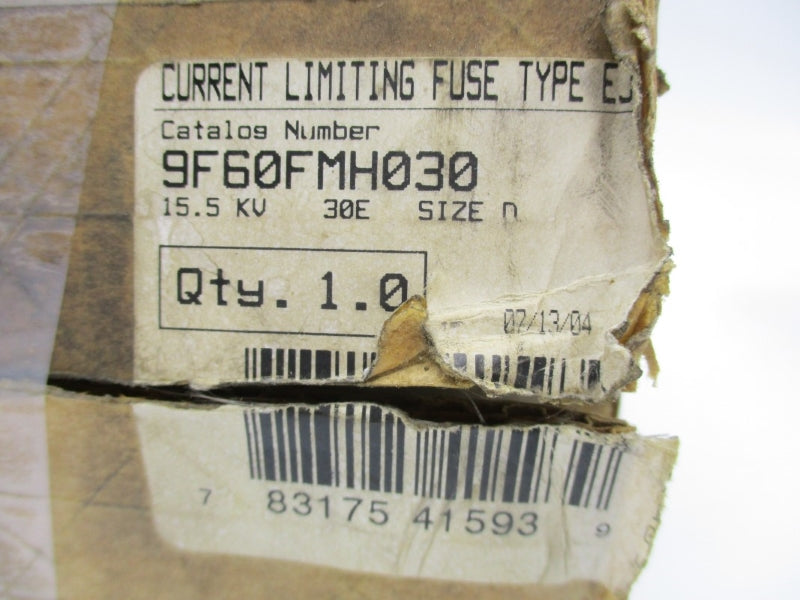 GENERAL ELECTRIC 9F60FMH030 15.5KV 30EA NSMP