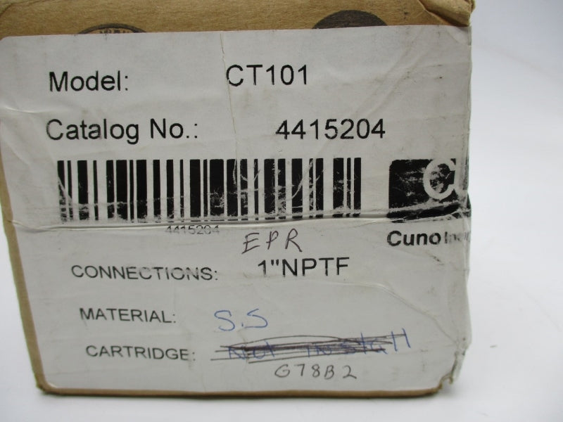 CUNO 4415204 CT101 300PSI 1" NSMP