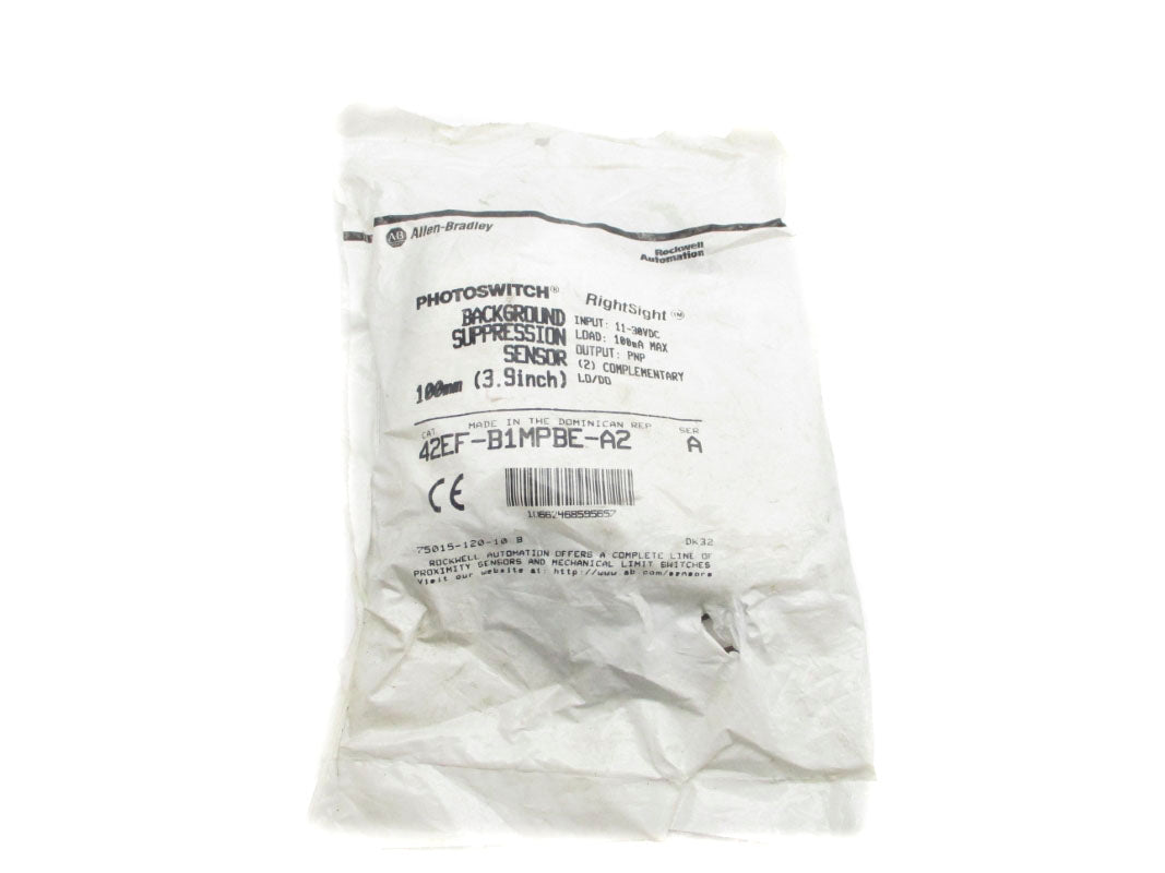 ALLEN BRADLEY 42EF-B1MPBE-A2 SER. A 11-30VDC NSMP