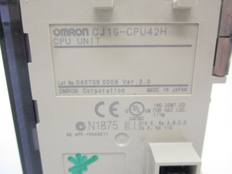 OMRON CJ1G-CPU42H NSNP